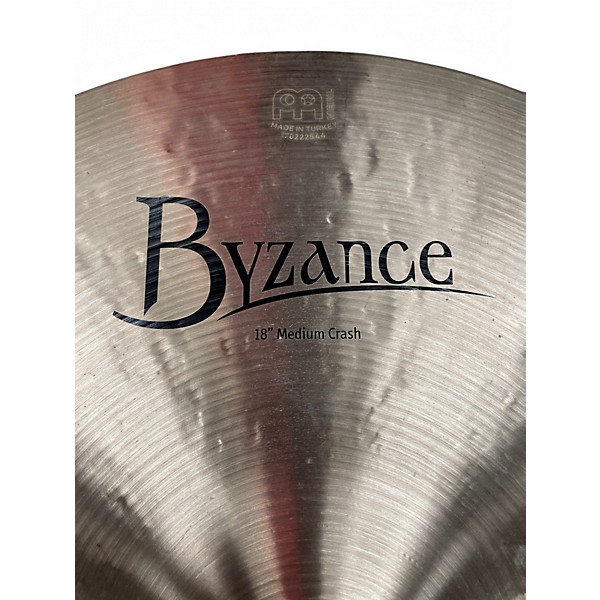 Used MEINL 18in Byzance Medium Crash Cymbal
