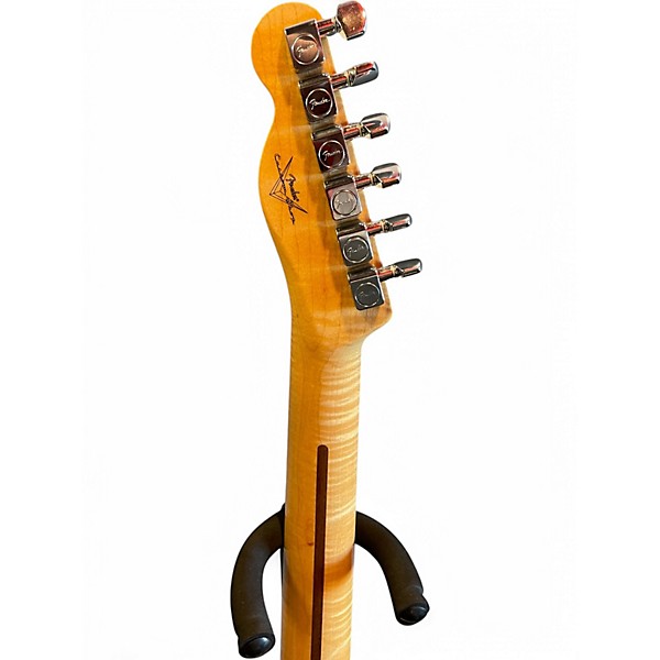 Used 2005 Fender Custom Classic Telecaster White Blonde Solid Body Electric Guitar