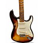 Used 2024 Fender ltd red hot strat heavy relic 3 Tone Sunburst Solid Body Electric Guitar