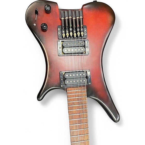 Used Anesidora J804 Brown Sunburst Solid Body Electric Guitar