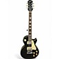 Used 2001 Epiphone Les Paul Standard Black Solid Body Electric Guitar thumbnail