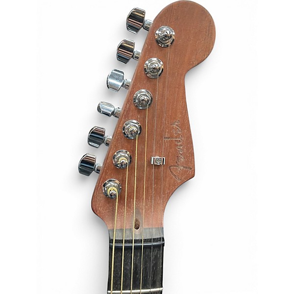 Used Fender American Acoustasonic Jazzmaster Alpine White Acoustic Electric Guitar