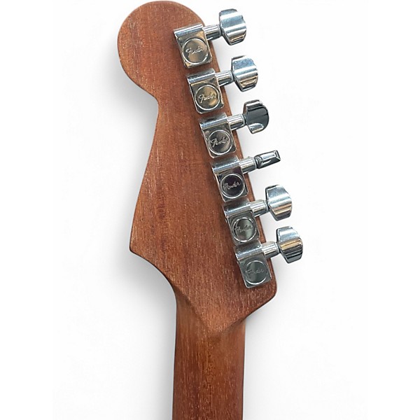 Used Fender American Acoustasonic Jazzmaster Alpine White Acoustic Electric Guitar