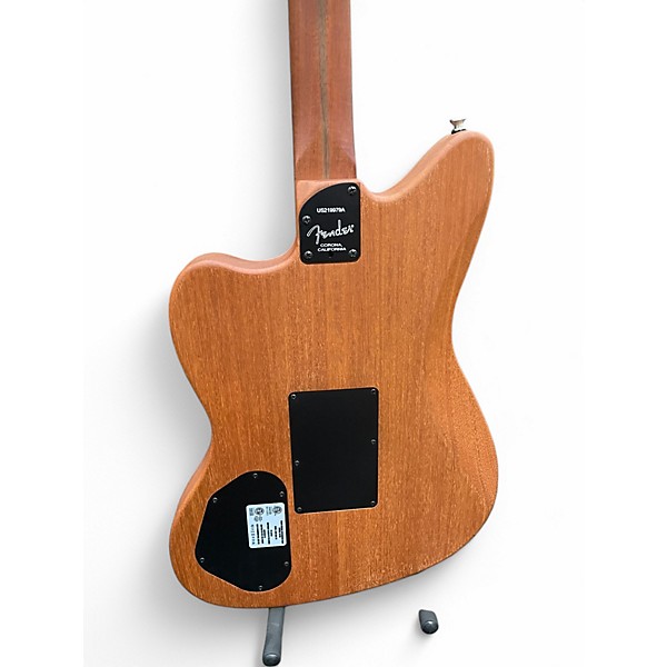 Used Fender American Acoustasonic Jazzmaster Alpine White Acoustic Electric Guitar