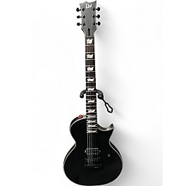 Used ESP EC Black Metal Flat Black Solid Body Electric Guitar