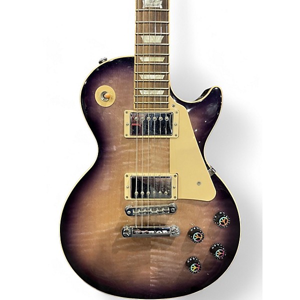 Used 2014 Gibson Purple Peace Trans Purple Solid Body Electric Guitar