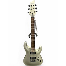 Used Schecter Guitar Research STEALTH C1 Silver Solid Body Electric Guitar