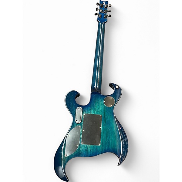 Used Tregan SYREN Blue Solid Body Electric Guitar