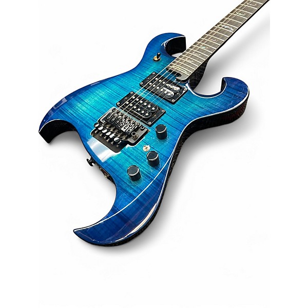 Used Tregan SYREN Blue Solid Body Electric Guitar