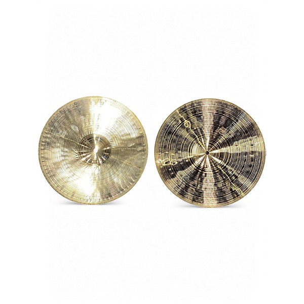 Used Paiste 14in Signature Reflector Hi Hat Pair Cymbal