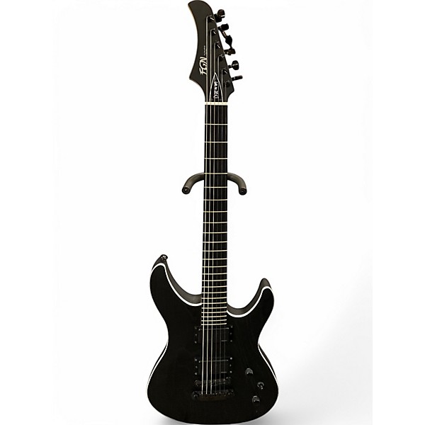 Used Fng Mythic Black Solid Body Electric Guitar