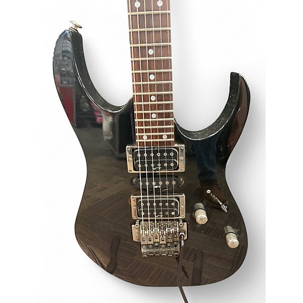 Used 1998 Ibanez RG570 Black Solid Body Electric Guitar