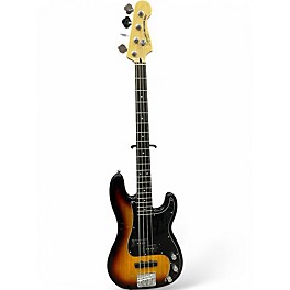 Used 2018 Squier Vintage Modified Precision Bass 3 Tone Sunburst Electric Bass Guitar