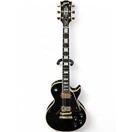 Used 2025 Gibson Murphy Lab 1968 Les Paul Custom Ebony Solid Body Electric Guitar