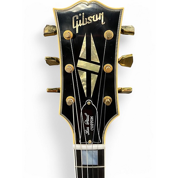 Used 2025 Gibson Murphy Lab 1968 Les Paul Custom Ebony Solid Body Electric Guitar