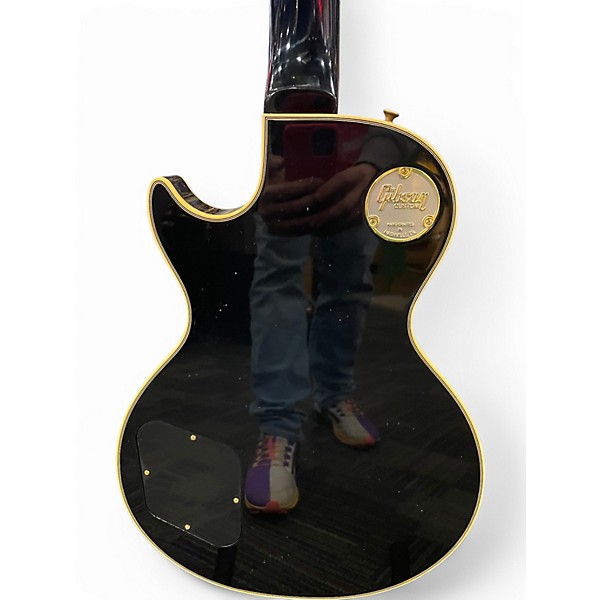 Used 2025 Gibson Murphy Lab 1968 Les Paul Custom Ebony Solid Body Electric Guitar