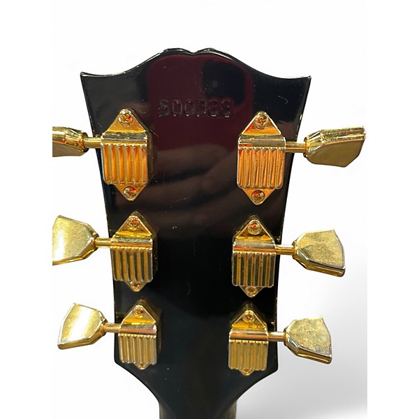 Used 2025 Gibson Murphy Lab 1968 Les Paul Custom Ebony Solid Body Electric Guitar