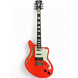 Used D'Angelico Premier Series Fiesta Red Solid Body Electric Guitar