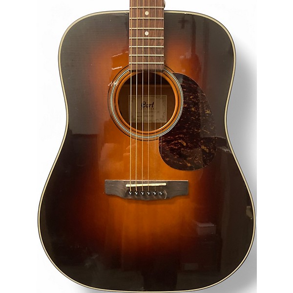 Used Cort EARTH 300V-F SB 2 Tone Sunburst Acoustic Electric Guitar