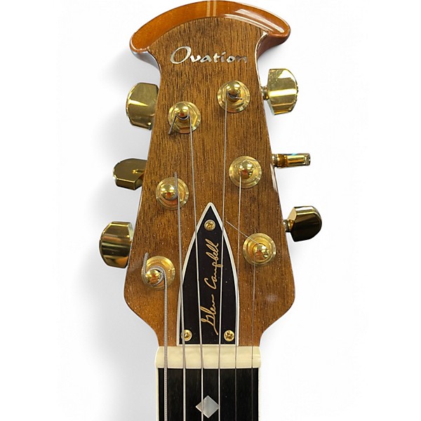 Used Ovation Glen campbell Natural Acoustic Guitar