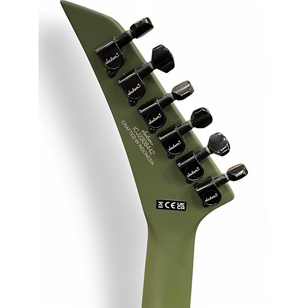 Used Jackson Soloist SL3X DX Matte Army Drab Solid Body Electric Guitar