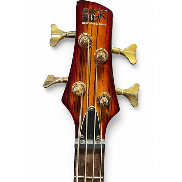 Used Ibanez SR540ZW Brown Sunburst Electric Bass Guitar