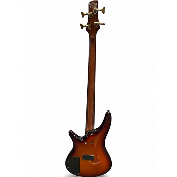 Used Ibanez SR540ZW Brown Sunburst Electric Bass Guitar
