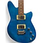 Used Reverend KINGBOLT RA FM Blue Solid Body Electric Guitar