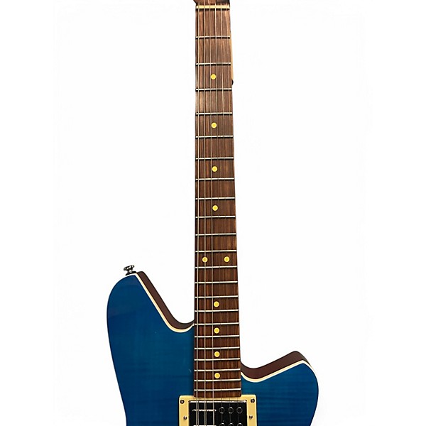 Used Reverend KINGBOLT RA FM Blue Solid Body Electric Guitar