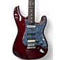 Used Fender Standard Fat stratocaster Burgundy Solid Body Electric Guitar