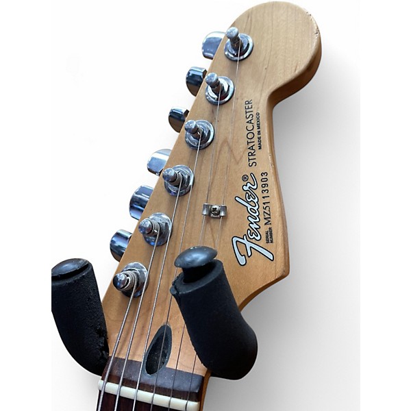 Used Fender Standard Fat stratocaster Burgundy Solid Body Electric Guitar