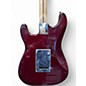 Used Fender Standard Fat stratocaster Burgundy Solid Body Electric Guitar