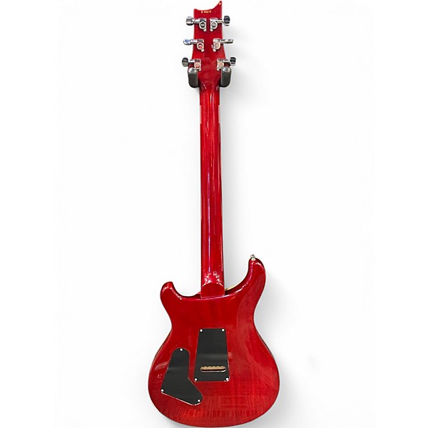 Used 2005 PRS Custom 24 10 Top Red Solid Body Electric Guitar