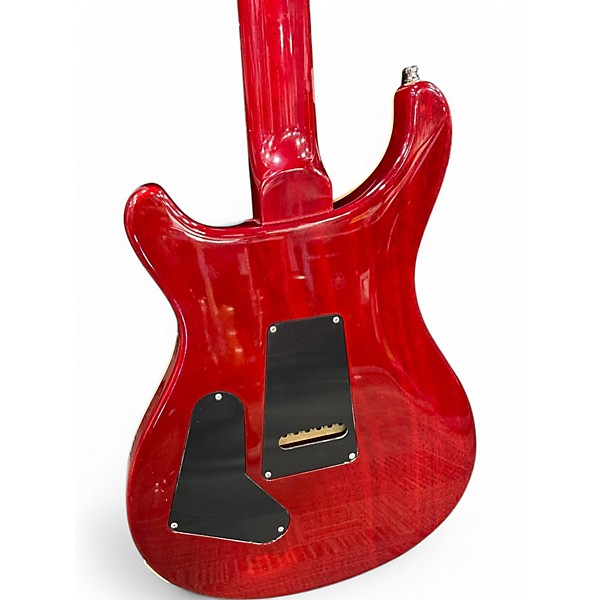 Used 2005 PRS Custom 24 10 Top Red Solid Body Electric Guitar