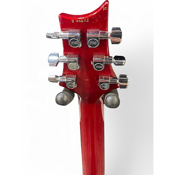 Used 2005 PRS Custom 24 10 Top Red Solid Body Electric Guitar
