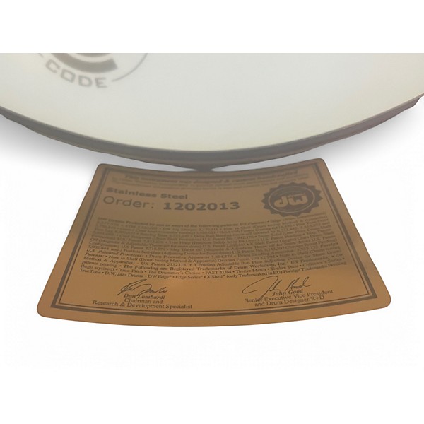 Used DW 5X13 Collector Series Stainless Steel  Stainless Steel Drum