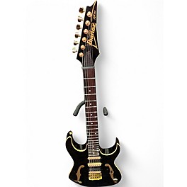 Used Ibanez Pgm50 Paul Gilbert Black and Gold Solid Body Electric Guitar