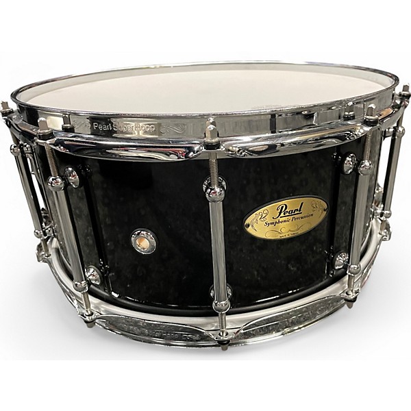 Used Pearl 14in symphonic  Black Drum