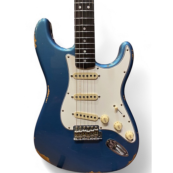 Used 2023 Fender CUSTOM SHOP LTD 1964 STRATOCASTER RELIC Lake Placid Blue Solid Body Electric Guitar