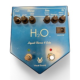 Used Visual Sound H2O Liquid Chorus Echo Effect Processor