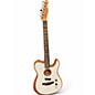 Used Fender Acoustasonic Player Telecaster Arctic White Acoustic Electric Guitar thumbnail