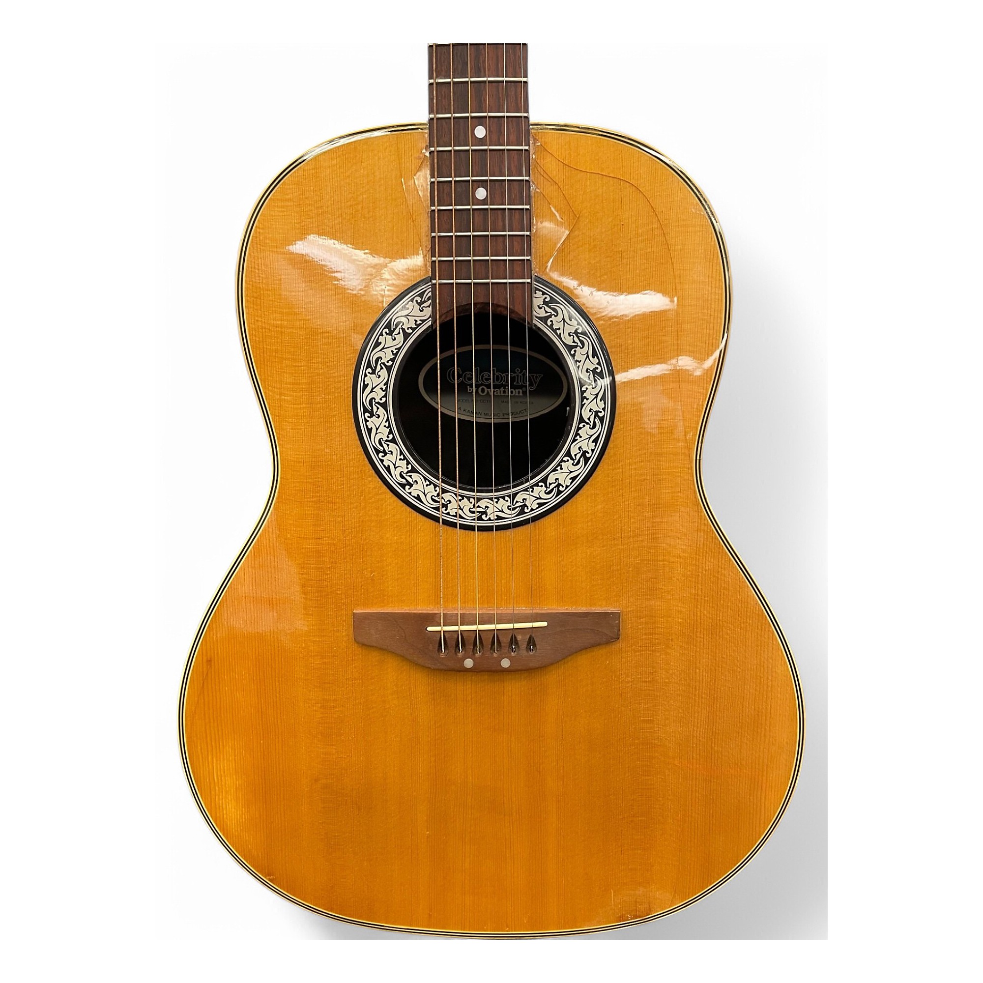 Used Ovation CC11 CELEBRITY Natural Acoustic Guitar Natural