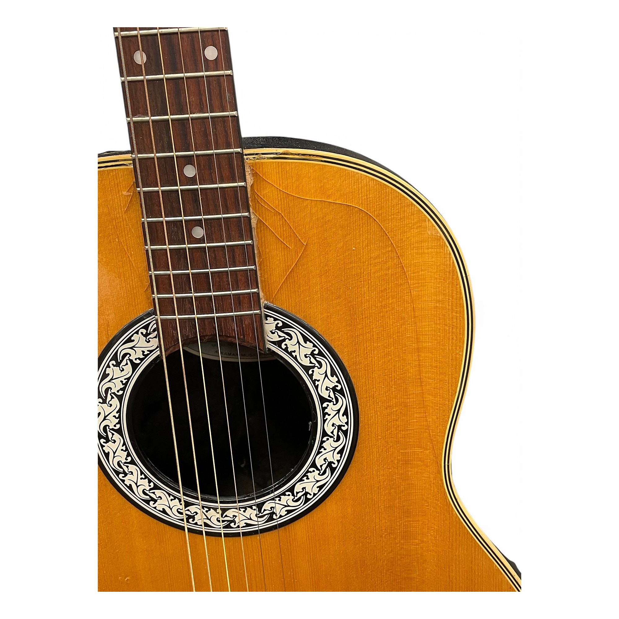 Used Ovation CC11 CELEBRITY Natural Acoustic Guitar Natural