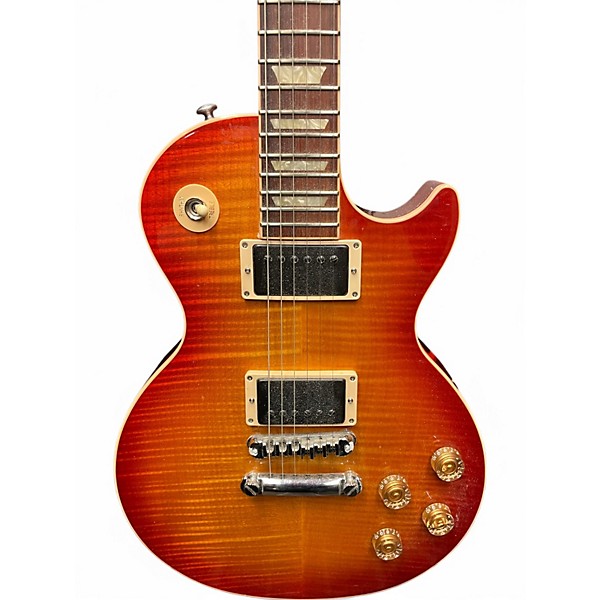 Used 2014 Gibson Les Paul Standard Plus Cherry Sunburst Solid Body Electric Guitar