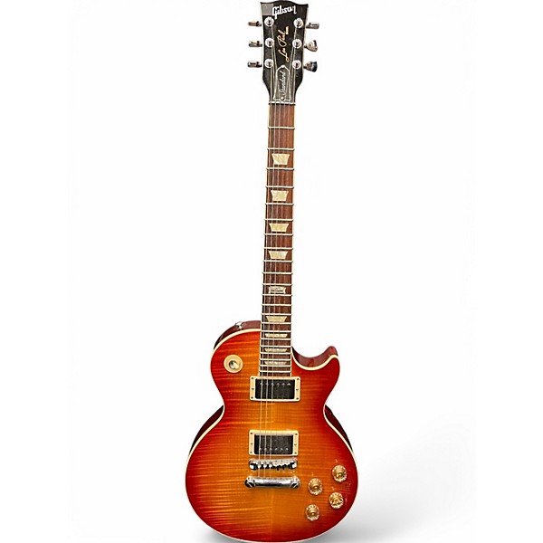 Used 2014 Gibson Les Paul Standard Plus Cherry Sunburst Solid Body Electric Guitar