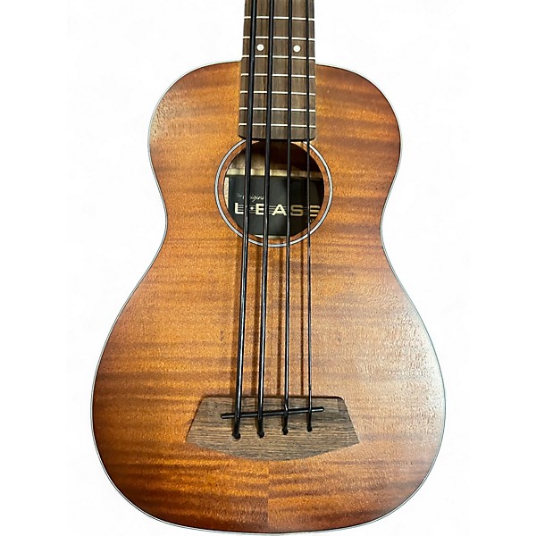 Used Kala Exotic Mahogany U-Bass Natural Acoustic Bass Guitar