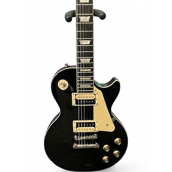 Used Epiphone Les Paul Traditional Pro Black Solid Body Electric Guitar