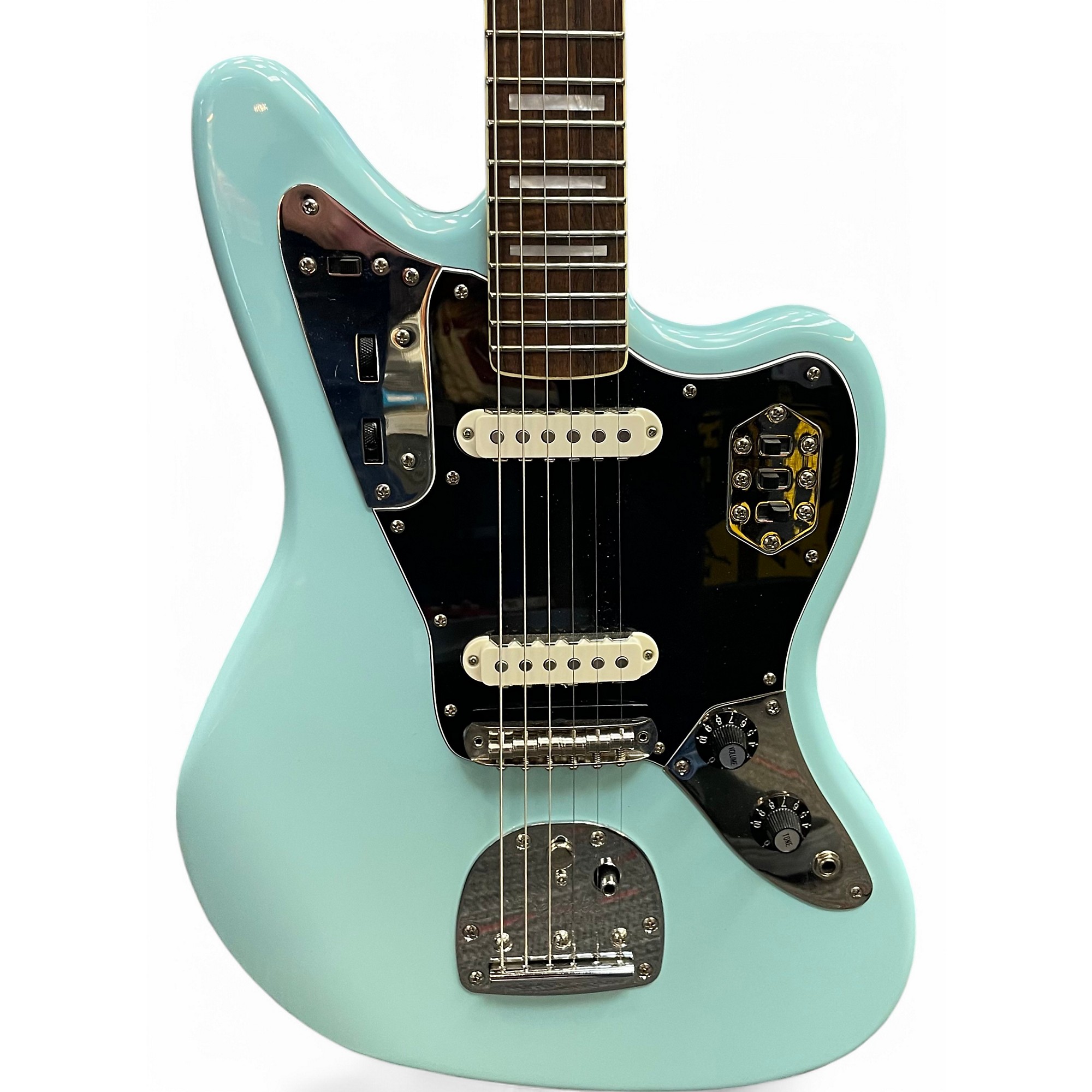 ギター Squier ClassicVibe 70s Jaguar DaphneBlue Squier Classic Vibe '70s Jaguar Limited-Edition Electric