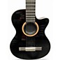 Used Epiphone CE COUPE Black Classical Acoustic Electric Guitar