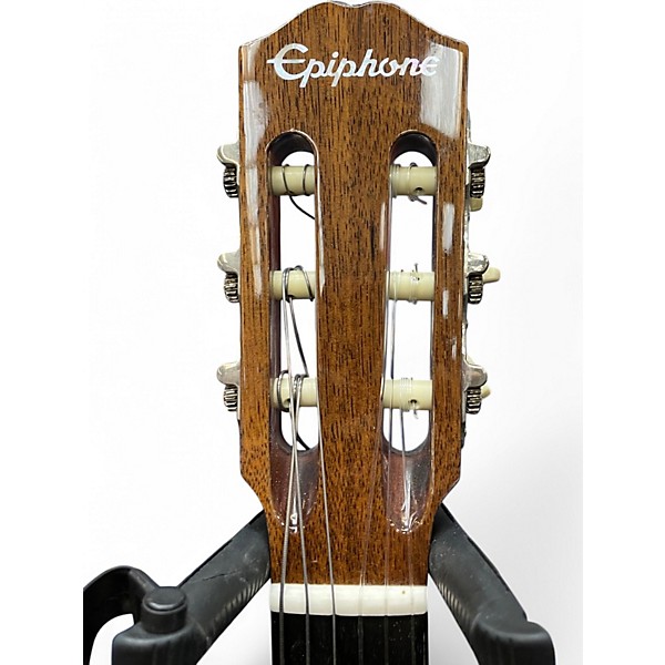 Used Epiphone CE COUPE Black Classical Acoustic Electric Guitar